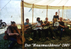 Frühschoppen im Sommer 2005